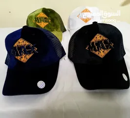  8 كابات وطواقي صيفية مخمل وزبده وشبك