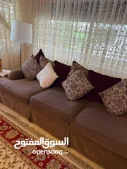  1 طقم كنب فخم مستعمل من ميداس جودته 100٪؜ للبيع