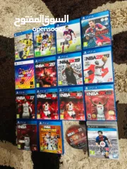  5 سيديات ألعاب بلاسيتشن 5/4