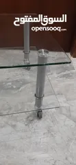  6 Living room Glass table from IKEA  طاولةزجاجية لغرفة المعيشة من ايكيا