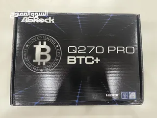  1 Motherboard ASRock Q270 ProBTC+, 13 GPU