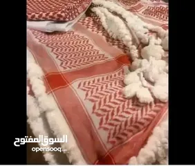  4 شماغات  بانواع هدب جديدة مميزة