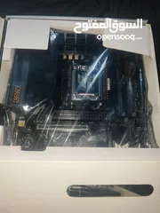  4 للبيع او للبدل لوحة ام B650 ASUS TUF PLUS GAMING WIFI FULL ATX NEW  كرتونة مش مستعملة نهائيا ومكفولة