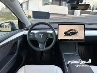  16 TESLA MODEL Y  LONG RANGE DUAL MOTOR 2023 فحص كامل
