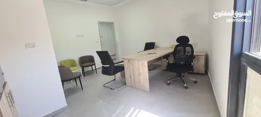  3 مكتب جديد مفروش للإيجار
