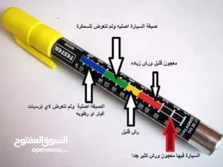  1 قلم فحص صبغ السيارات و اعمال السمكرة و الدهان