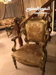  3 طقم صالون كامل للبيع بحالة ممتازه