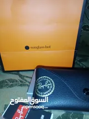  7 نظارة ريبان  بلاك اديشن  جلال ابو مويس ريبان اصلية RAY BAN Black Hexagonal 54 mm Polarized من معرض