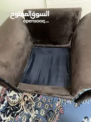  3 طقم كنت نفخ أمريكي 7 مقاعد لون بني وأزرق تركواز