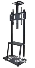  9 ستاند تلفزيون متحرّك بجودة عالية وتصميم عصري لو عندك شاشة كبيرة وبدك حامل قوي وثابت او بدك تنقل شاشة