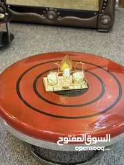  2 طاوله لون احمر