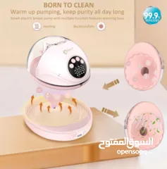  4 شفّاط حليب كهربائي عدد 2 من ماركة كوولي مع تعقيم و تدفئة و طقم فيفامام كامل