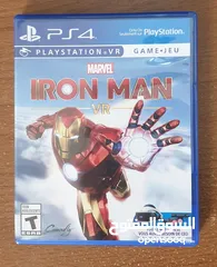  7 playstation VR excellent condition all accessories  ironman game, بلايستيشن في آر حالة ممتازة 2سي دي