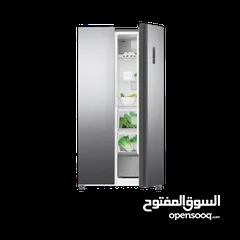  1 ثلاجة اوكس سايد باي سايد ستانلس AUX-80I