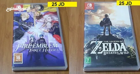  1 العاب Nintendo Switch موجود ايادي وقطع