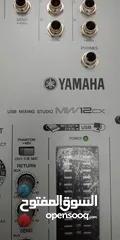  3 مكسر استوديو ماركة YAMAHA MW12 USB Mixing Studio Mixer
