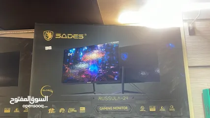  6 Sades gaming monitor 24inch 120hz 2.1hdmi got warranty شاشة قيمنق سادس 120هيرتز متوفر كفالة