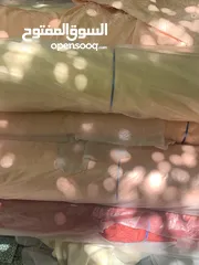  2 موجود 300كيلو قماش  الموقع عمان خريبة السوق