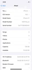  6 iPhone 12 128GB بطارية 90% الاجهزة بحال الوكالة مش مفتوحة ولا مغير فيها اي اشي  متوفر   كل الوانه