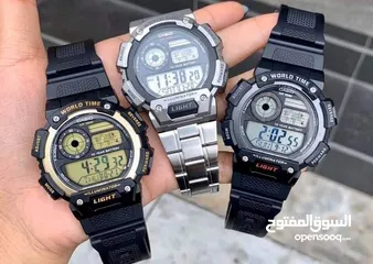  13 ساعات Casio اصلي جديد عدة موديلات واسعار