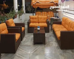  23 تفصيل اغطية و كفرات لاطقم الرتان والمراجيح الايطالي و عش البلبل والاثاث الخارجي من الشتاء والمطر