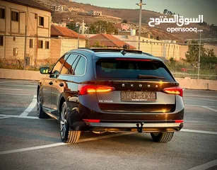  9 سكودا اكتافيا ستيشن /2020 اتوماتيك ماتور 2000 ديزل فل الفل  فتحة سقف بانوراما الشكل آلجديد