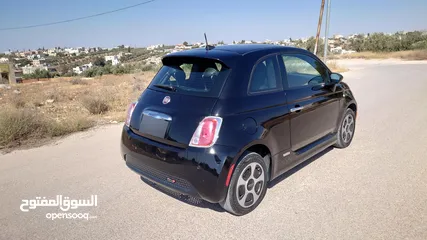  13 فيات 500e موديل 2017 لون اسود