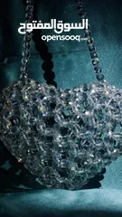  2 شنته شغل يدوي كرستال