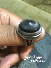  2 خاتم فضه 925 ايراني حجر عقيق مصور اصلي نوادر الاحجار الكريمة للبيع بسعر مغررررري فضه صاغه ايراني.