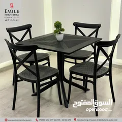  5 كرسي عظم اوروبي ثقيل وعملي مناسب داخلي وخارجي