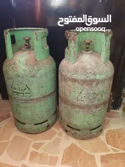  3 جرتين غاز فاضيات للبيع