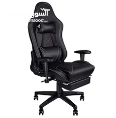  3 كرسي جيمينج Gaming chair مخصص للألعاب و الجلسات الطويلة قاعدة متحركة امكانيه التحكم بالظهر بسعر نار