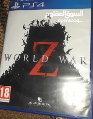  1 لعبه world war z للبيع او التبديل
