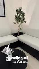 9 اثاث استراحة ( كورنر انيق جدا مع كاونتر و كرسي)لعيادة او مركز صحي مودرن فاخر جدا و جودة عالية