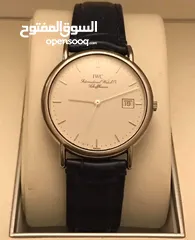  5 ساعه IWC جديده سويسريه اصليه مع علبتها الاصليه ومرفقاتها ماركه مشهوره ومعروفه سعرها جديد 4000 € يورو