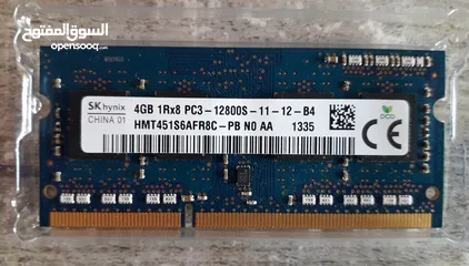  1 SK hynix 4GB 1R×8 PC3-12800S-11-12-B4