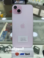  10 IPHONE 15 PLUS (256GB) USED /// جهاز ايفون 15 بلس ذاكرة 256 مستعمل وكاله