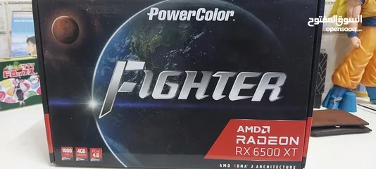  1 PowerColor Fighter AMD Radeon RX 6500 XT