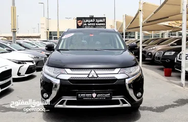  1 MITSUBISHI OUTLANDER 4WD 2019 GCC EXCELLENT CONDITION WITHOUT ACCIDENT