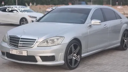  2 مرسيدس s550 2008 محول بدي كت s63 وارد اليابان بدون حوادث