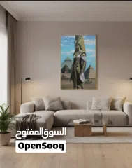  2 لوحه فنيه مصريه للحضاره المصريه للبيع&Egyptian artwork depicting ancient Egyptian civilization for s