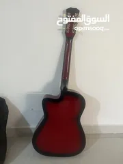  2 Red And Black Guitar