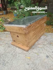  2 صندوق خلية نحل عسل من جذوع النخيل