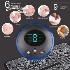  5 جهاز مساج القدمين بتقنية EMS جهاز المساج القدمين بالترددات تدليك القدم بالذبذبات الكهربائيه