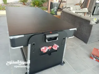  15 توفرت الان طاولة ال 4في1 سارع بالطلب قبل نفاذ الكميه بلياردو هوكي تنس طعام جوده عاليه خامه ثقيله