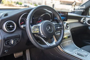  8 Mercedes Glc200 hybrid 2020 4matic Coupe Amg kit   السيارة وارد الشركة و قطعت مسافة 36,000 كم فقط