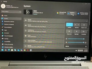  7 لابتوب اش بي (hp) مستعمل بحالة الوكالة المعلومات موضحة بالصورة الجهاز فل نظافة