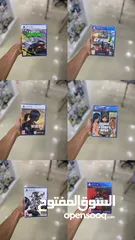  6 اشرطة مستعملة وجديدة ps4&ps5،(موقع المحل في الخوض السادسه ).