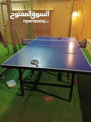  1 طاولة تنس خارجي مطري نخب فعلي ميلامين