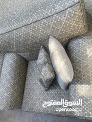  4 كنب عدد 2 مفرد خشب ثقيل